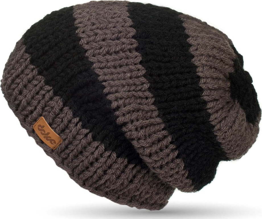 Ručně pletená čepice DOKE Stripes Beanie DOKE