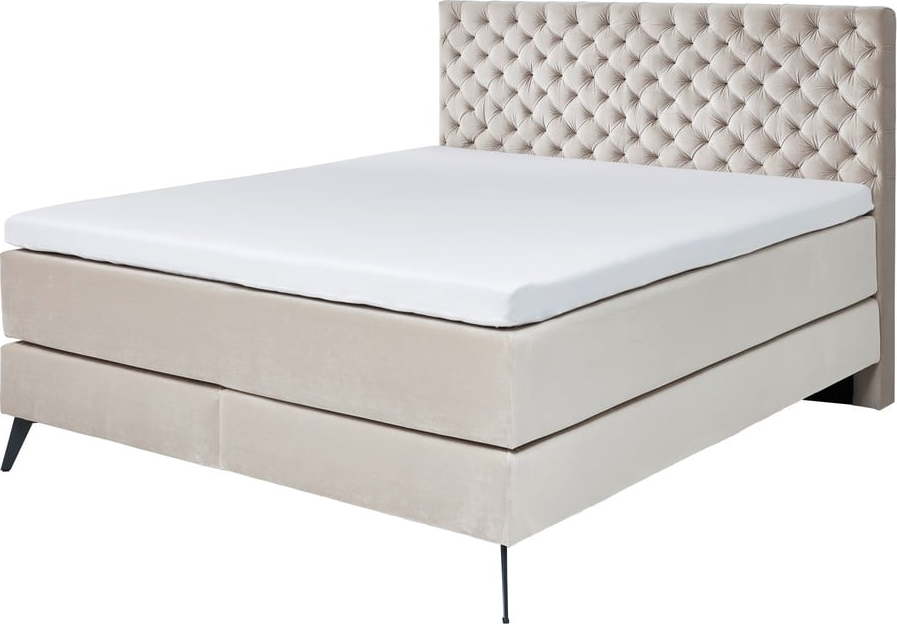 Béžová boxspring postel 180x200 cm La Maison – Meise Möbel Meise Möbel