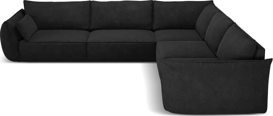 Tmavě šedá rohová pohovka (variabilní) Vanda – Mazzini Sofas Mazzini Sofas