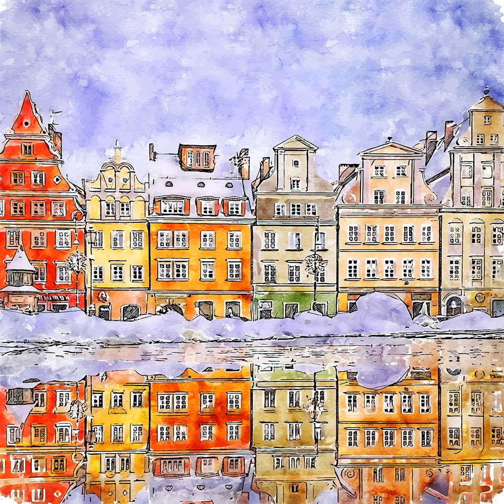 Obraz 90x90 cm Wroclaw – Fedkolor Fedkolor