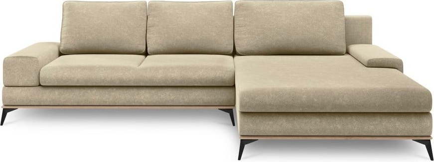 Béžová rozkládací rohová pohovka Windsor & Co Sofas Planet