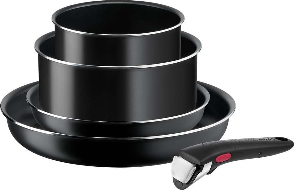 Hliníková sada nádobí 5 ks Ingenio Easy Cook & Clean Black – Tefal Tefal