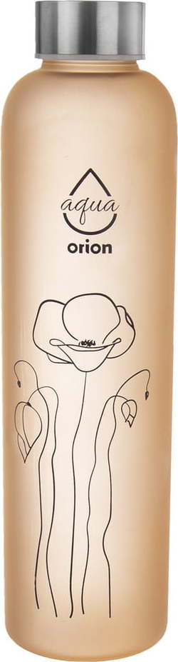 Oranžová skleněná lahev 750 ml Mák – Orion Orion