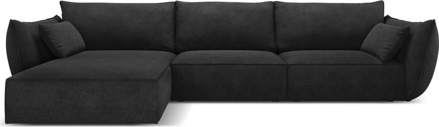 Tmavě šedá rohová pohovka (levý roh) Vanda – Mazzini Sofas Mazzini Sofas