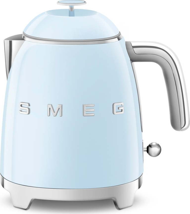 Světle modrá rychlovarná konvice z nerezové oceli 800 ml Retro Style – SMEG SMEG