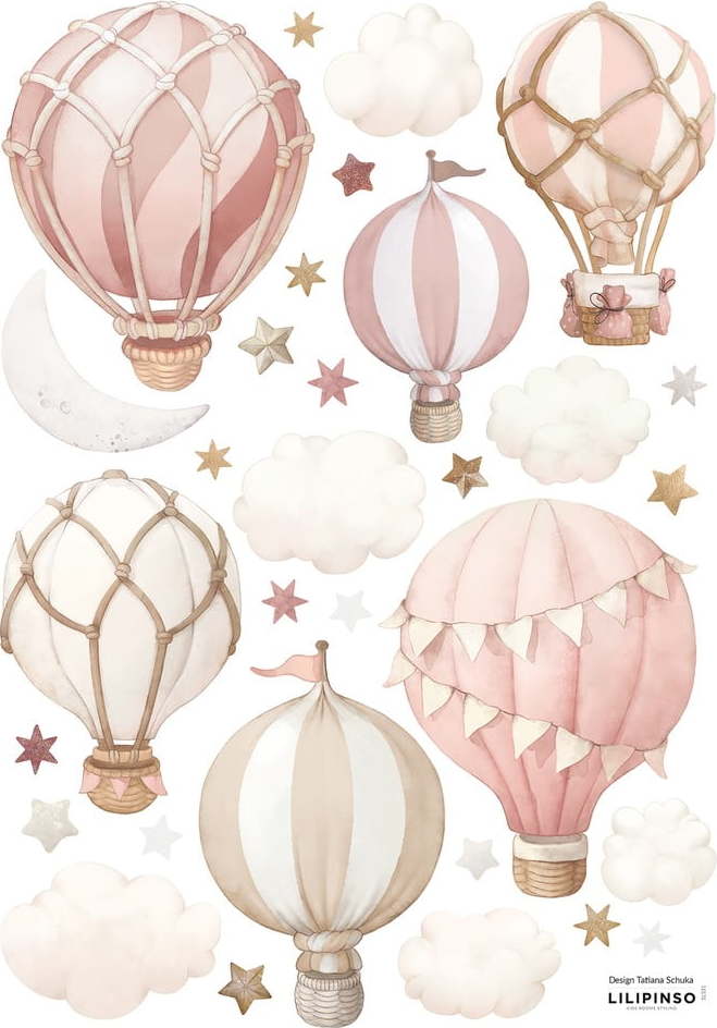 Arch samolepek 30x42 cm Little Hotair Balloons – Lilipinso Lilipinso