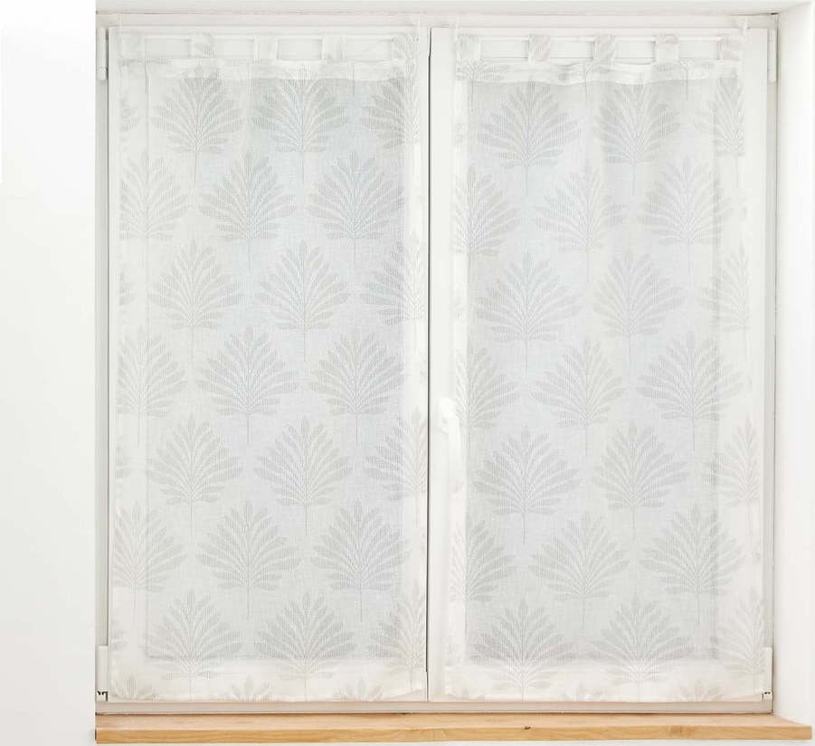 Bílé voálové záclony v sadě 2 ks 60x120 cm Levita – douceur d'intérieur Douceur d intérieur