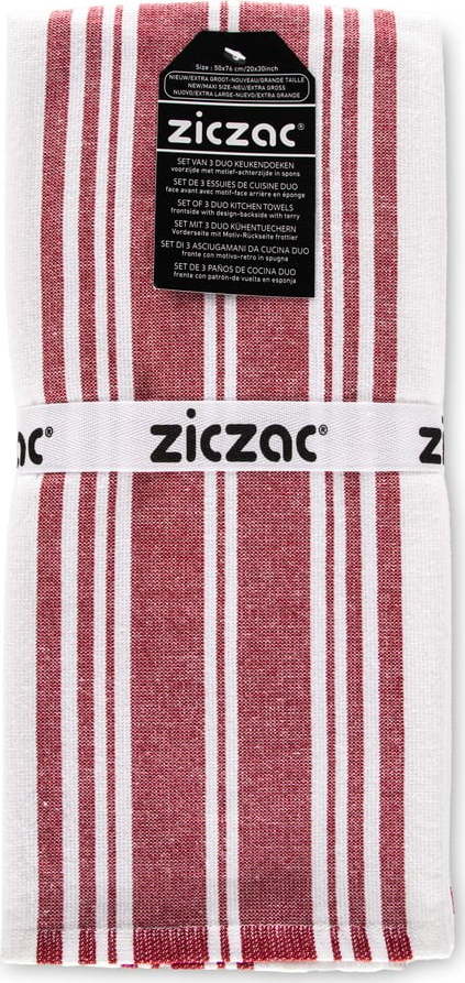 Utěrky v sadě 3 ks 50x76 cm Duo Stripe – ZicZac ZicZac