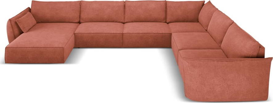 Červená rohová pohovka (pravý roh) Vanda – Mazzini Sofas Mazzini Sofas