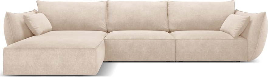 Béžová rohová pohovka (levý roh) Vanda – Mazzini Sofas Mazzini Sofas