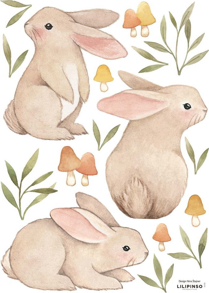 Arch samolepek 30x42 cm Bunnies – Lilipinso Lilipinso