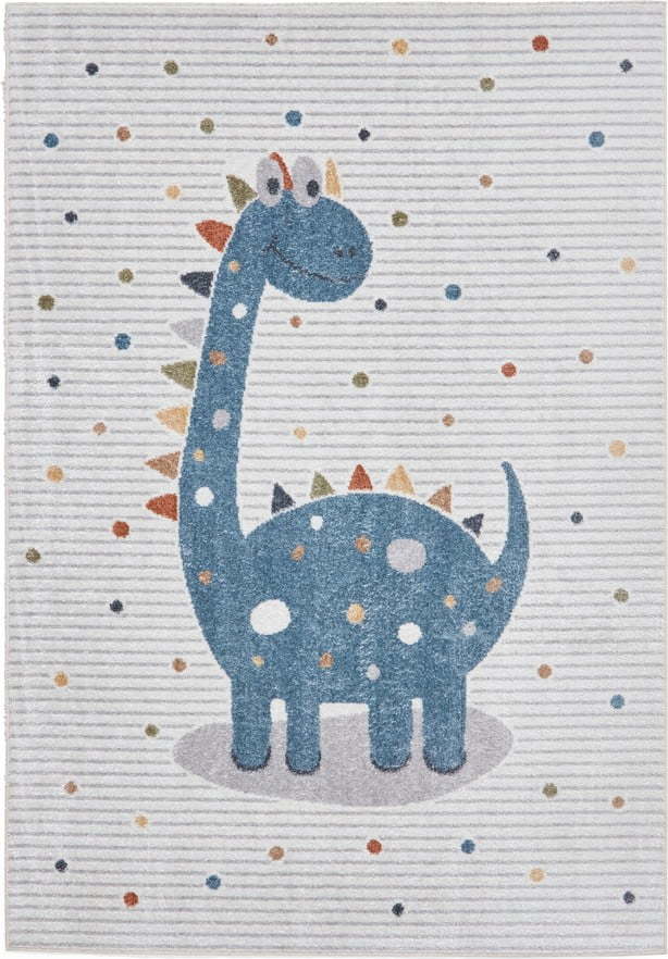 Modro-světle šedý dětský koberec 120x170 cm Vida Kids Dinosaur – Think Rugs Think Rugs