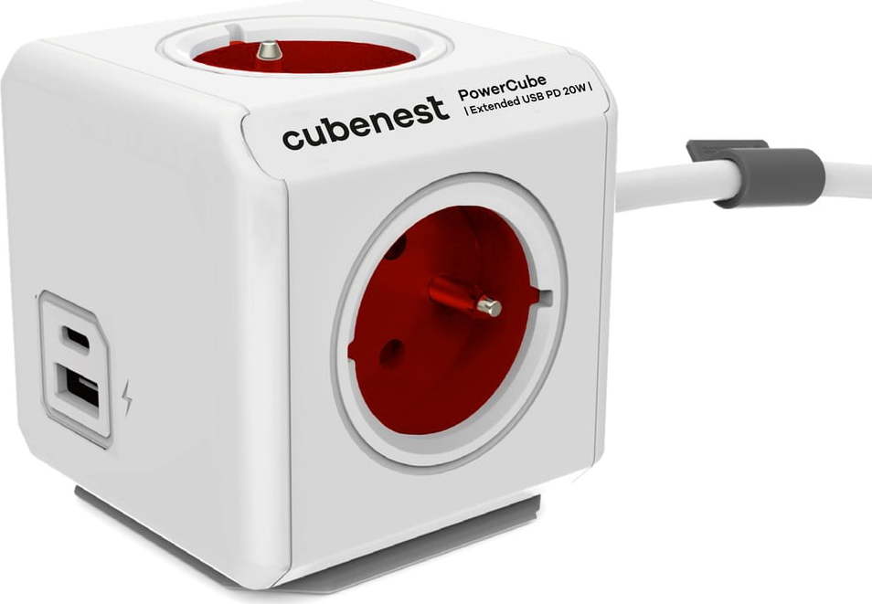 Rozbočovací zásuvka PowerCube Extended USB – Cubenest CubeNest