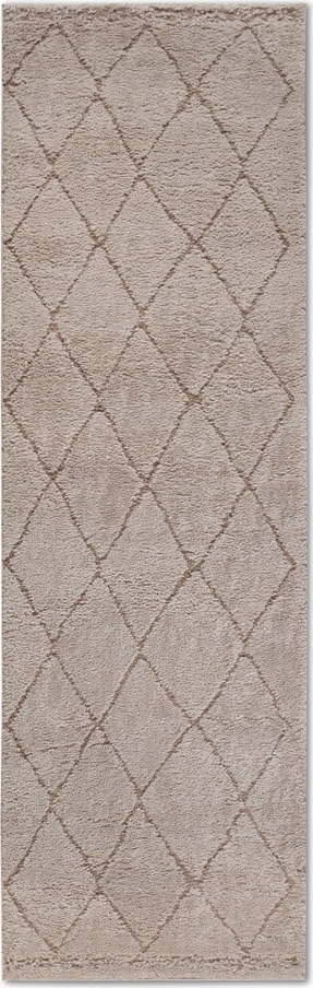 Béžový běhoun 80x240 cm Perrotin Beige – Elle Decoration Elle Decoration