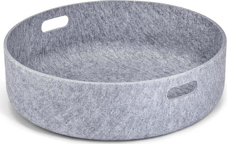 Úložný látkový košík ø 46x12 cm Cesto Concrete – MiaCara MiaCara