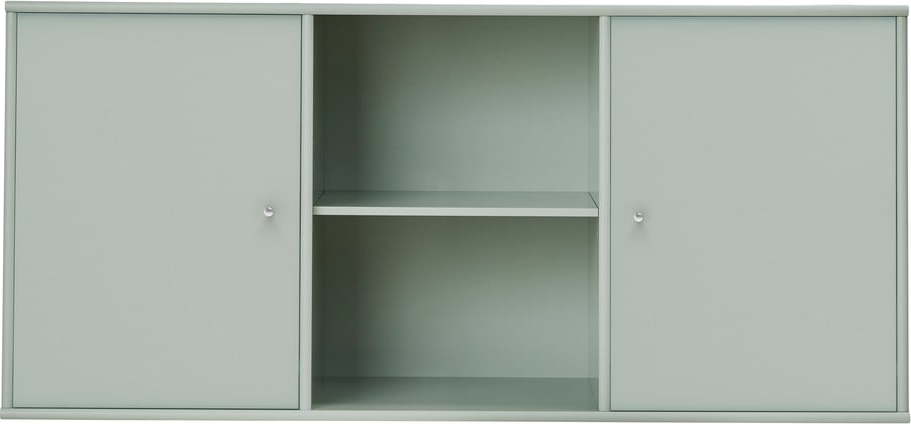 Světle zelená nízká závěsná komoda 133x61 cm Mistral – Hammel Furniture Hammel Furniture