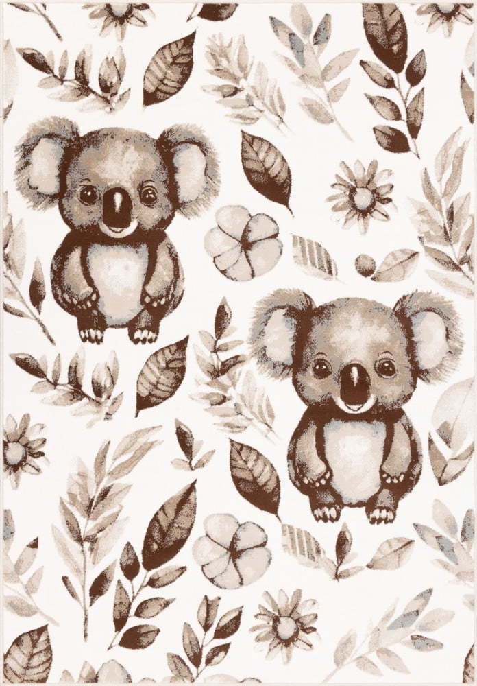 Béžový dětský koberec 133x190 cm Baby Koalas – FD FD