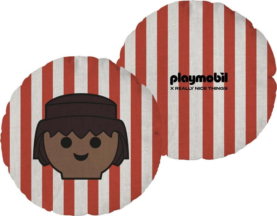 Dětský polštářek s příměsí lnu Stripes – Playmobil PLAYMOBIL